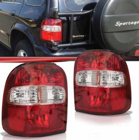 Lanterna Traseira Kia Sportage 98 99 00 01 02 03 04 Bicolor